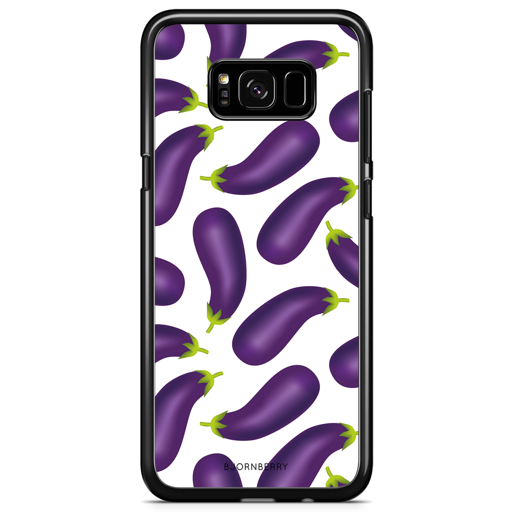 Samsung Galaxy S8 Case - Eggplant Pattern
