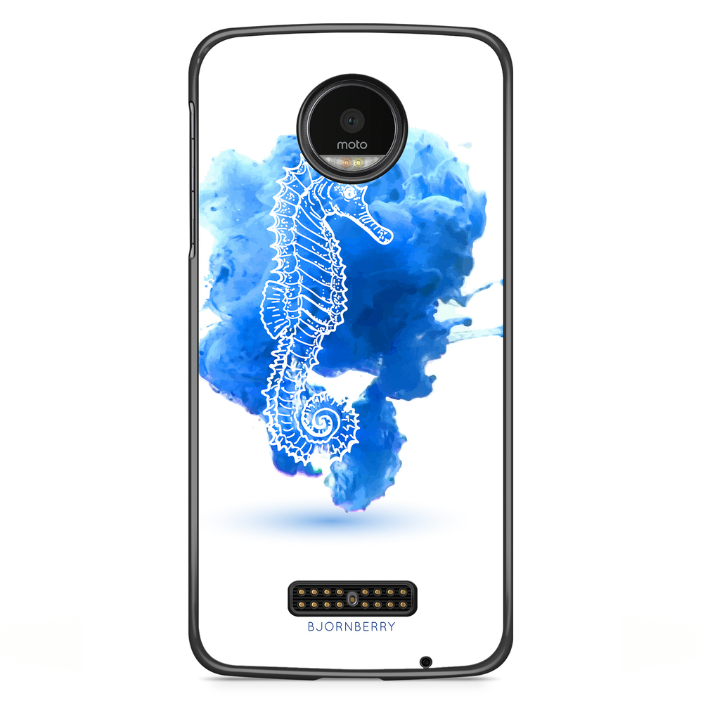 Moto Z2 Play Case - Sea-Horse Blue