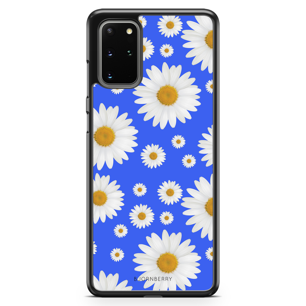 Samsung Galaxy S20 Plus Case - Blue Daisy Flowers