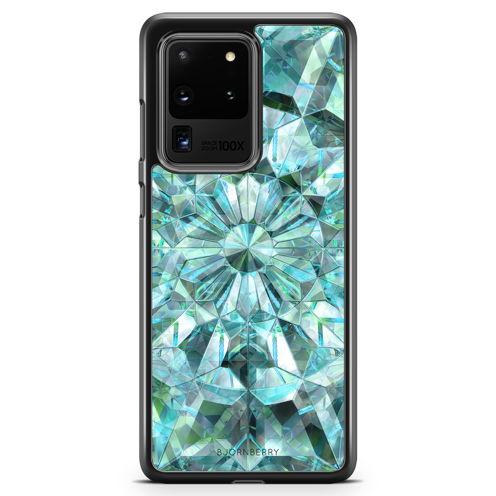 Samsung Galaxy S20 Ultra Case - Green Crystals