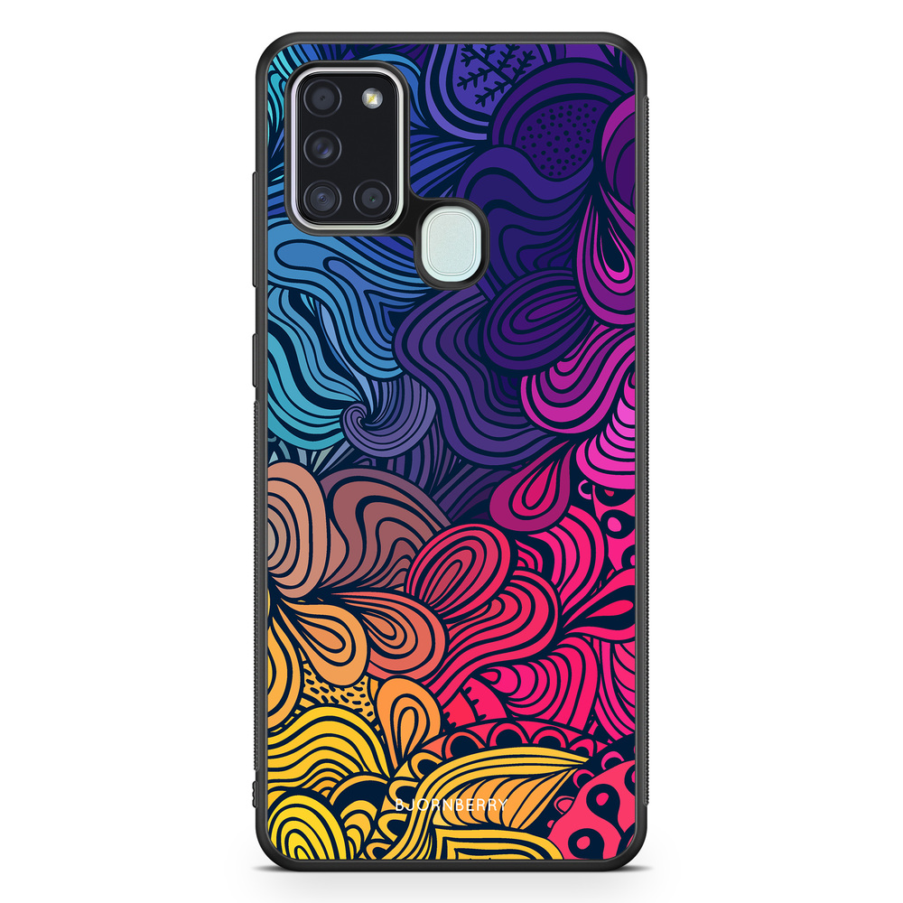 Samsung Galaxy A21s Case - Retro Flowers