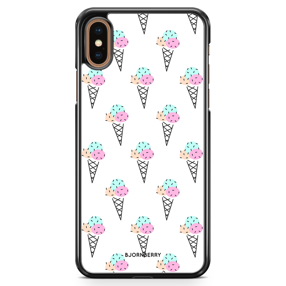 iPhone XS Max Case - Ice Cream Pattern