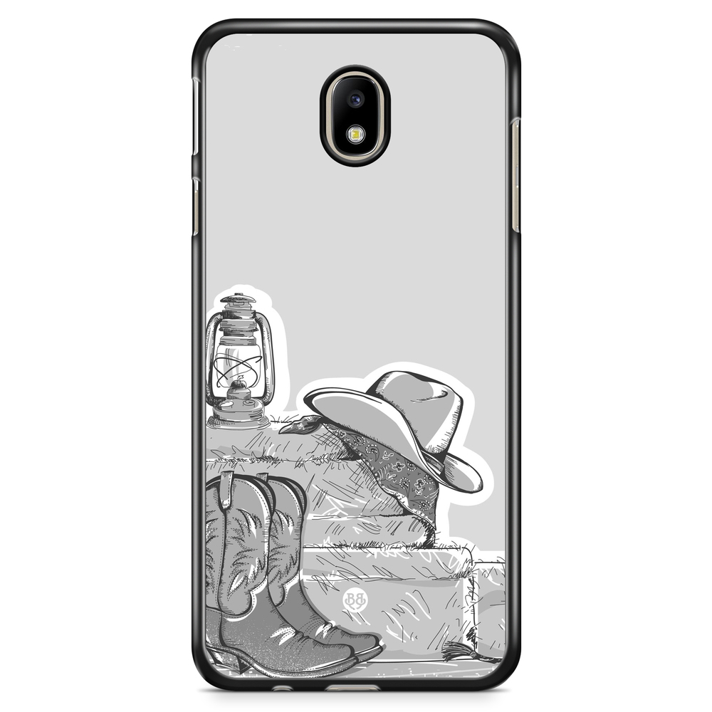 Samsung Galaxy J5 (2017) Case - Western Black/White