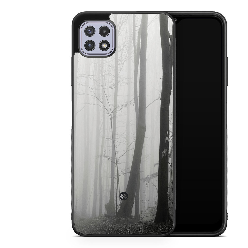 Samsung Galaxy A22 4G Case - Black/White Autumn