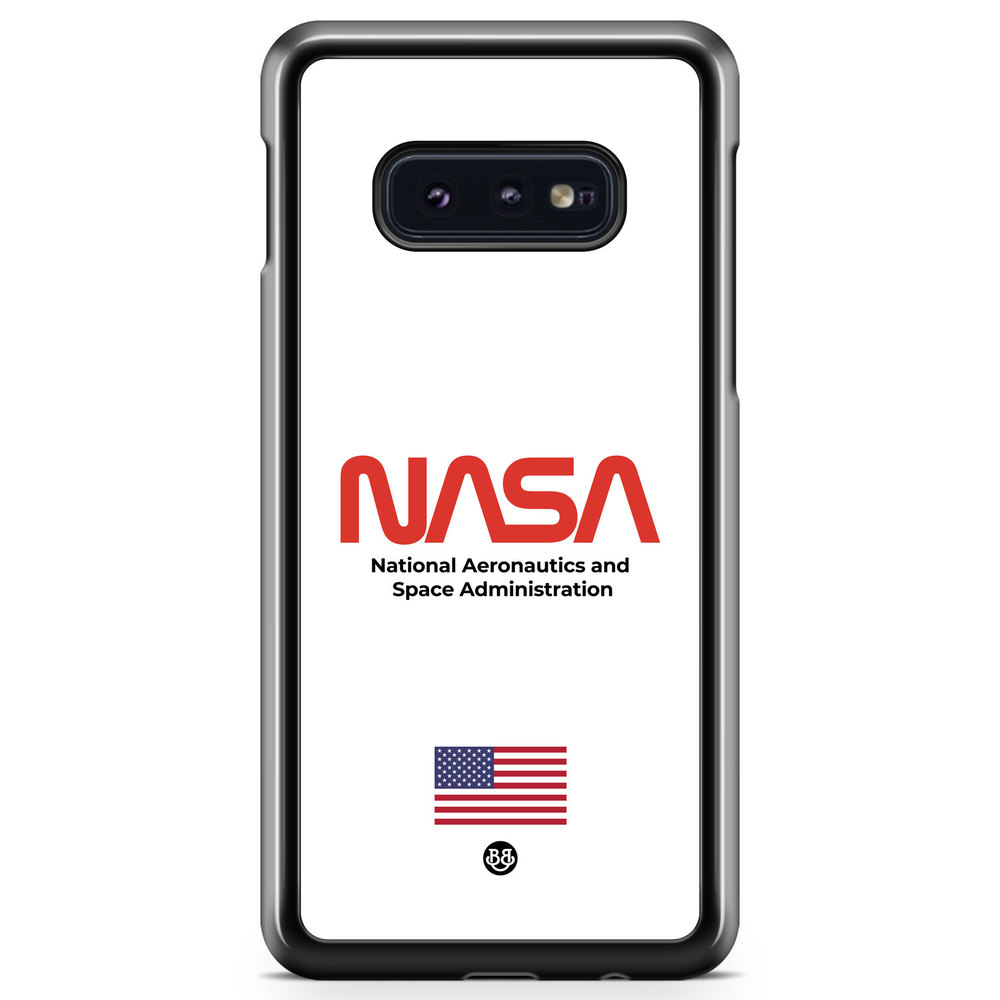 Samsung Galaxy S10e Skal - NASA Worm White