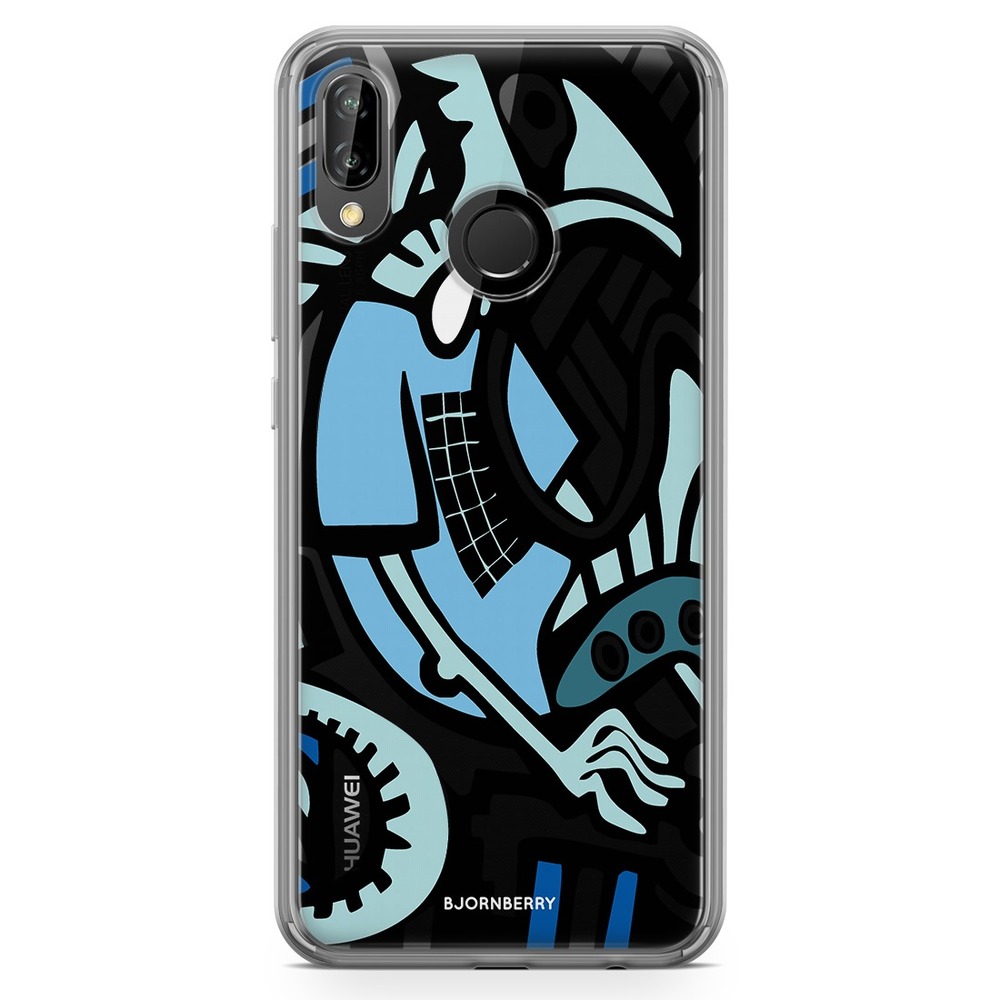 Huawei P20 Lite Fashion Skal - Grafitti Ödla