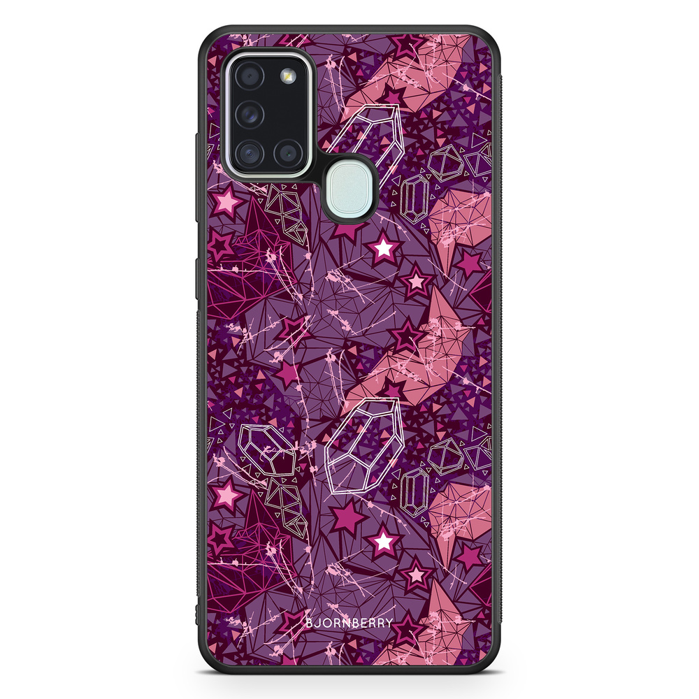 Samsung Galaxy A21s Case - Purple Stars