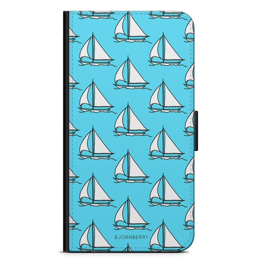 Samsung Galaxy Note 20 Plånboksfodral - Segelbåts Mönster | Mobilskal & Mobilfodral BJORNBERRY