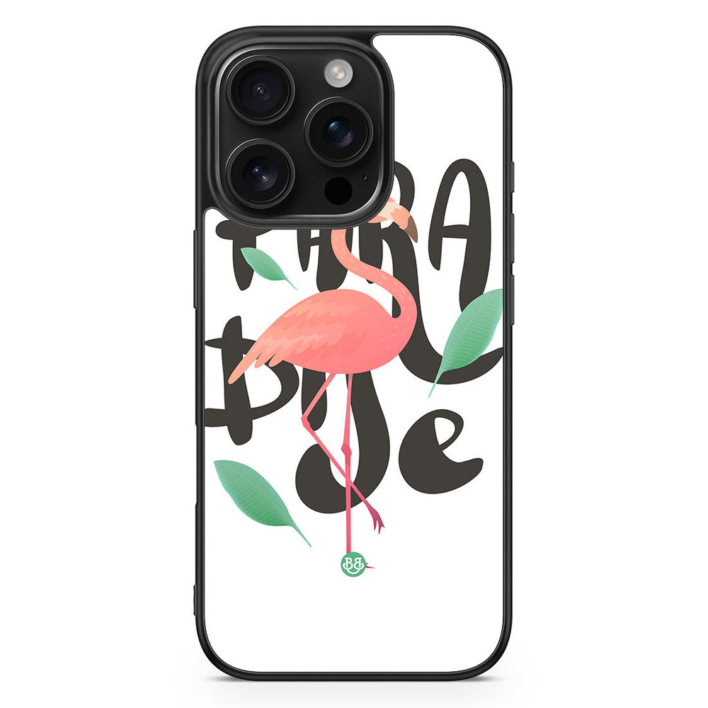 iPhone 16 Pro Case - Paradise Flamingo