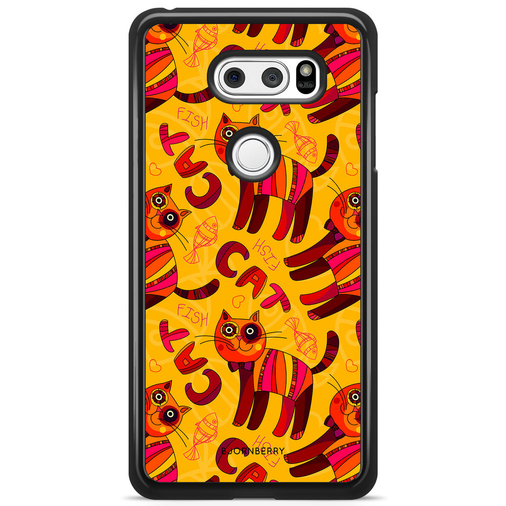 LG V30 Case - Cat & Fish