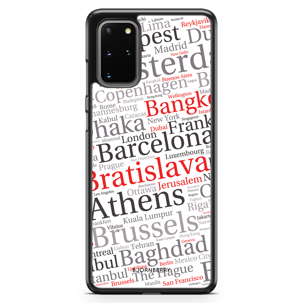 Samsung Galaxy S20 Plus Case - City Names