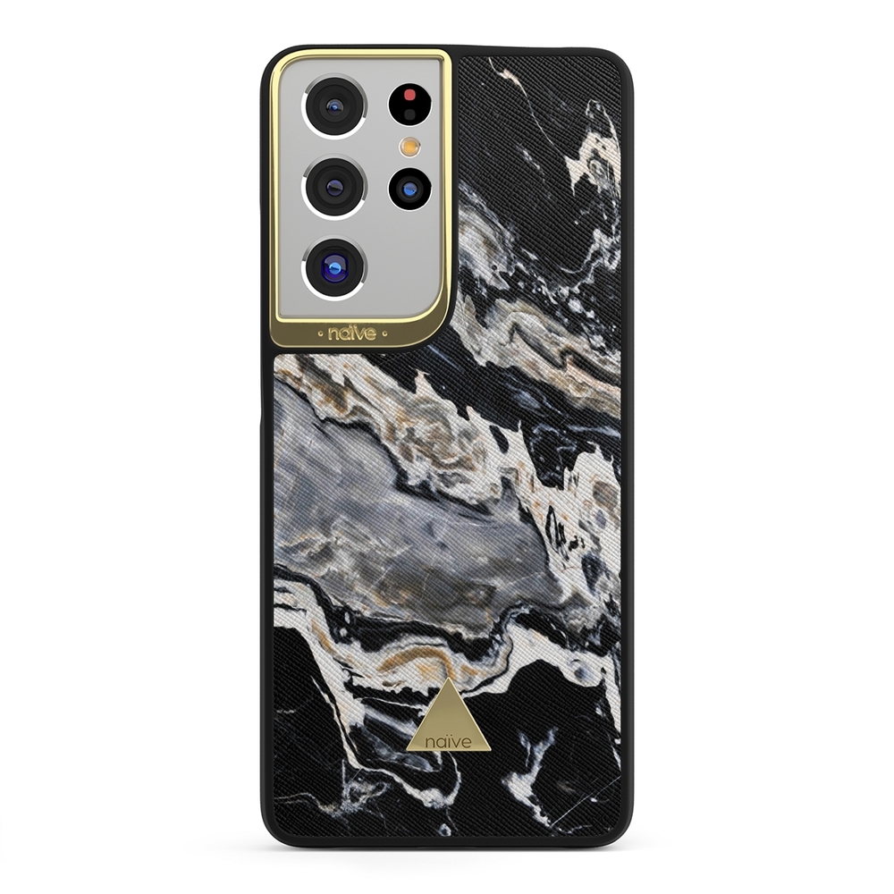 Naive Samsung Galaxy S21 Ultra Case - Marble Storm