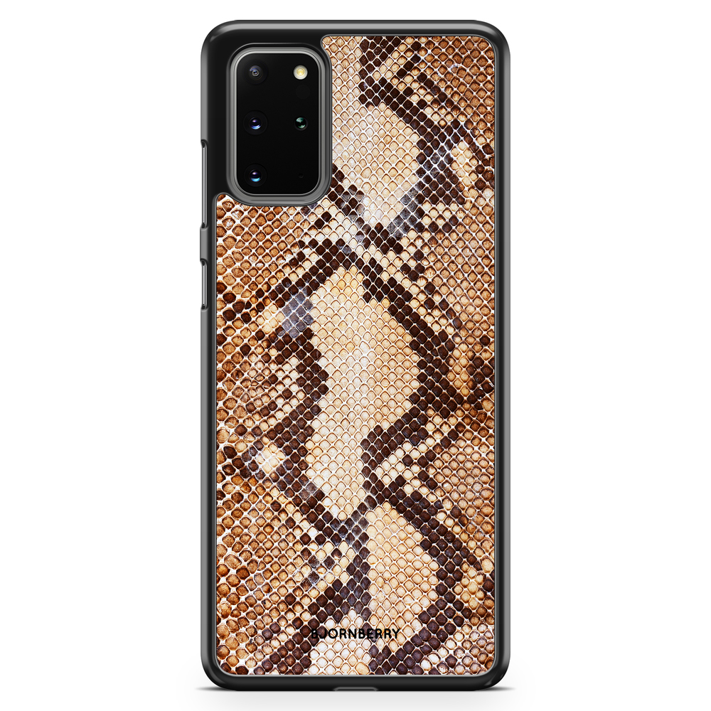 Samsung Galaxy S20 Plus Case - Snakeskin Brown