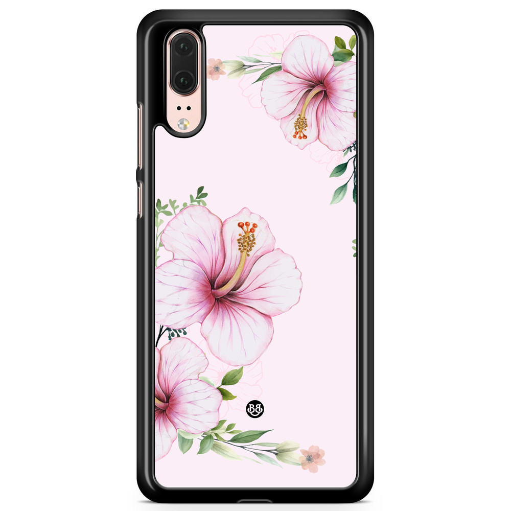 Huawei P20 Case - WILD BLOOM - Soft Hibiscus