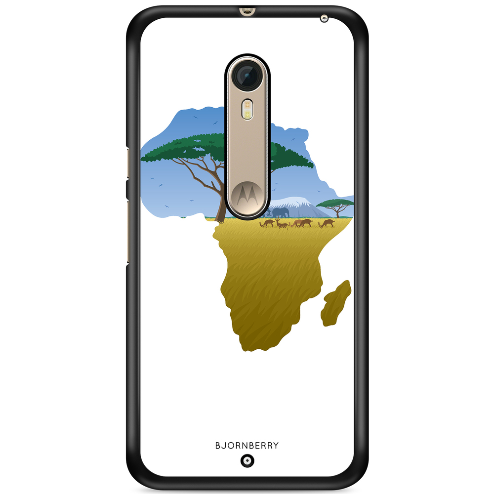 Moto X Style Case - Africa White