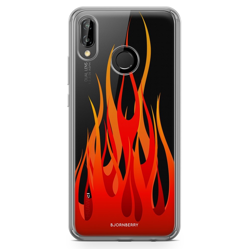 Huawei P20 Lite Fashion Case - Flames