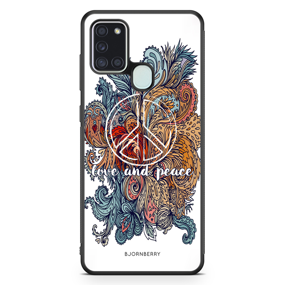 Samsung Galaxy A21s Case - Love and Peace