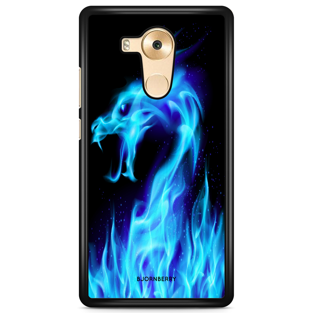 Huawei Mate 8 Case - Blue Flames Dragon