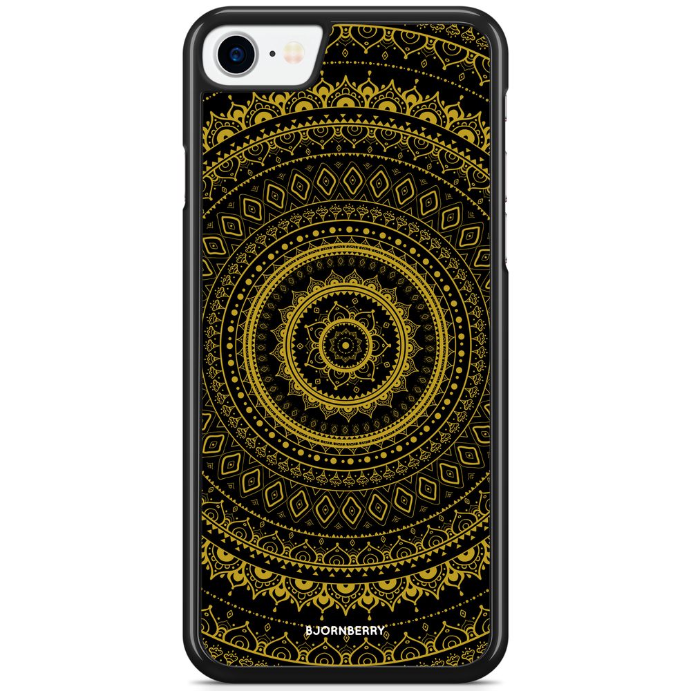 iPhone 7 Case - Black Gold Mandala