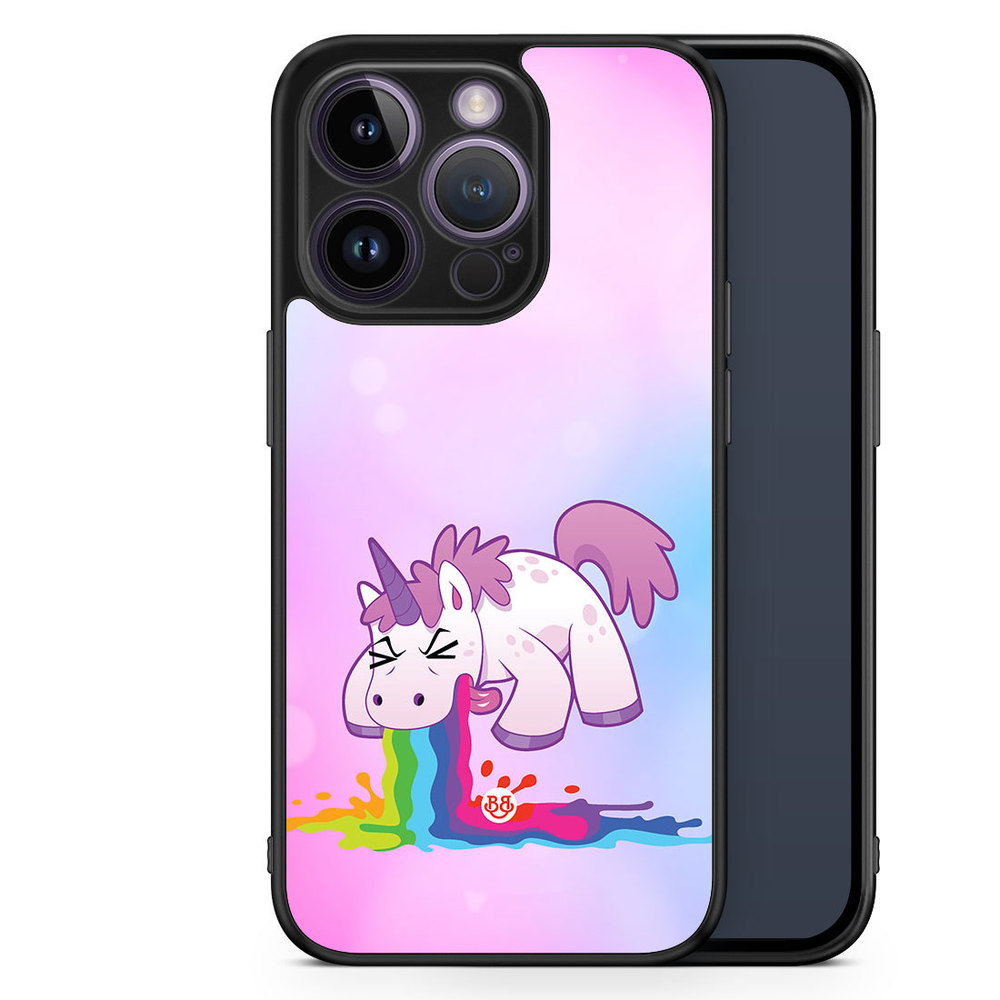 iPhone 14 Pro Case - Puking Unicorn