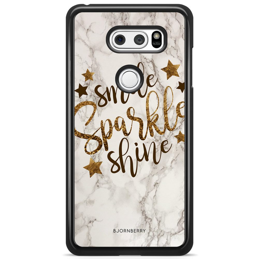 LG V30 Case - Smile,Sparkle,Shine