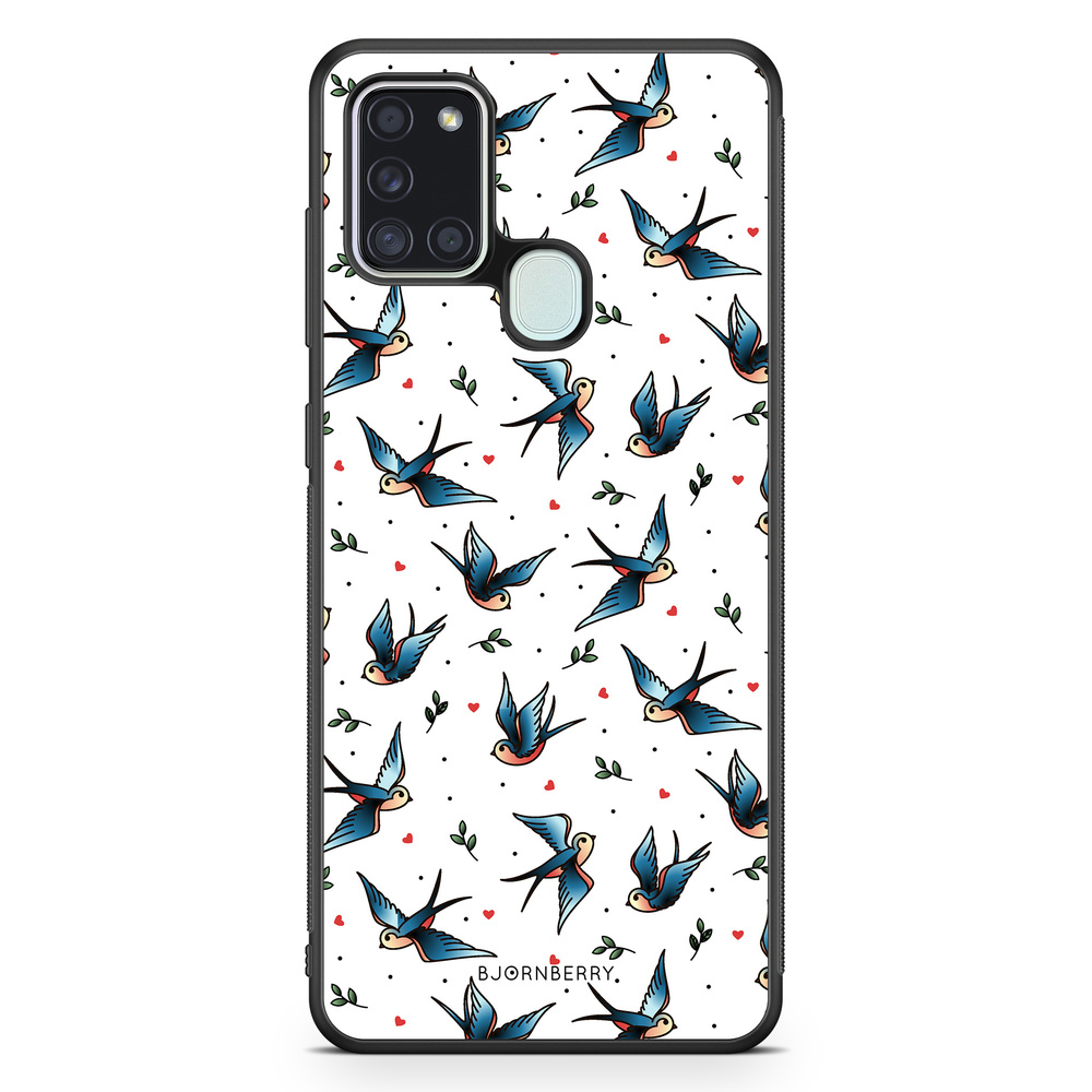 Samsung Galaxy A21s Case - Swallows