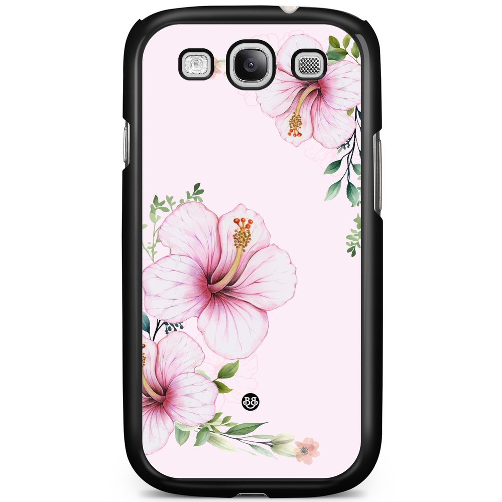 Samsung Galaxy S3 Mini Case - WILD BLOOM - Soft Hibiscus