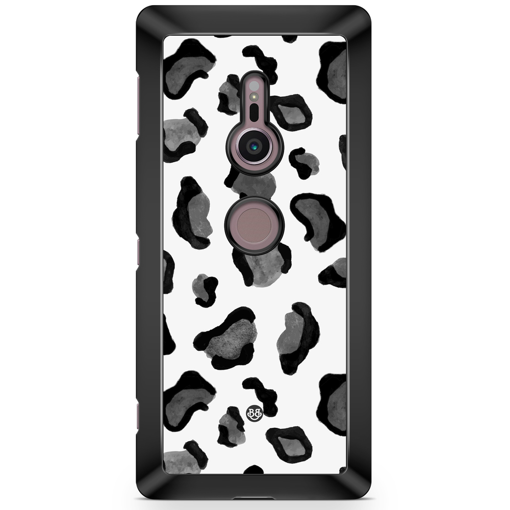 Sony Xperia XZ2 Case  - Grey Leopard