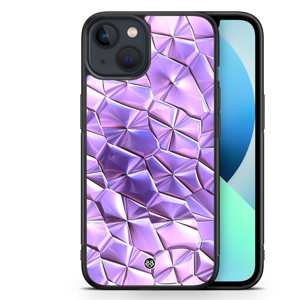 iPhone 13 Mini Case - Purple Crystal
