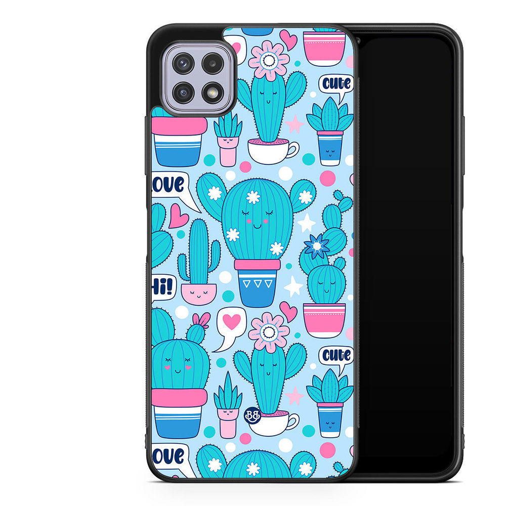 Samsung Galaxy A22 4G Case - Cute Cactus