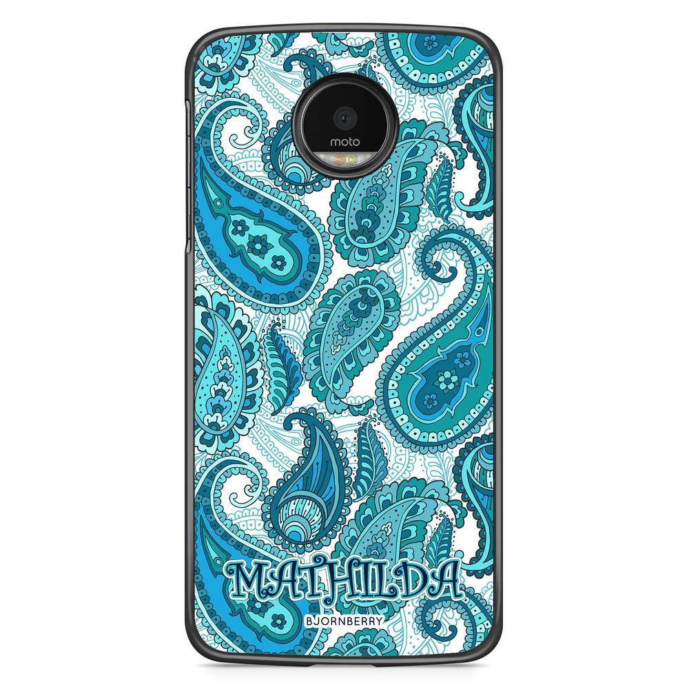 Motorola Moto G5S Plus Custom Case - Paisley Name