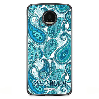 Motorola Moto G5S Plus Custom Skal - Paisley Namn