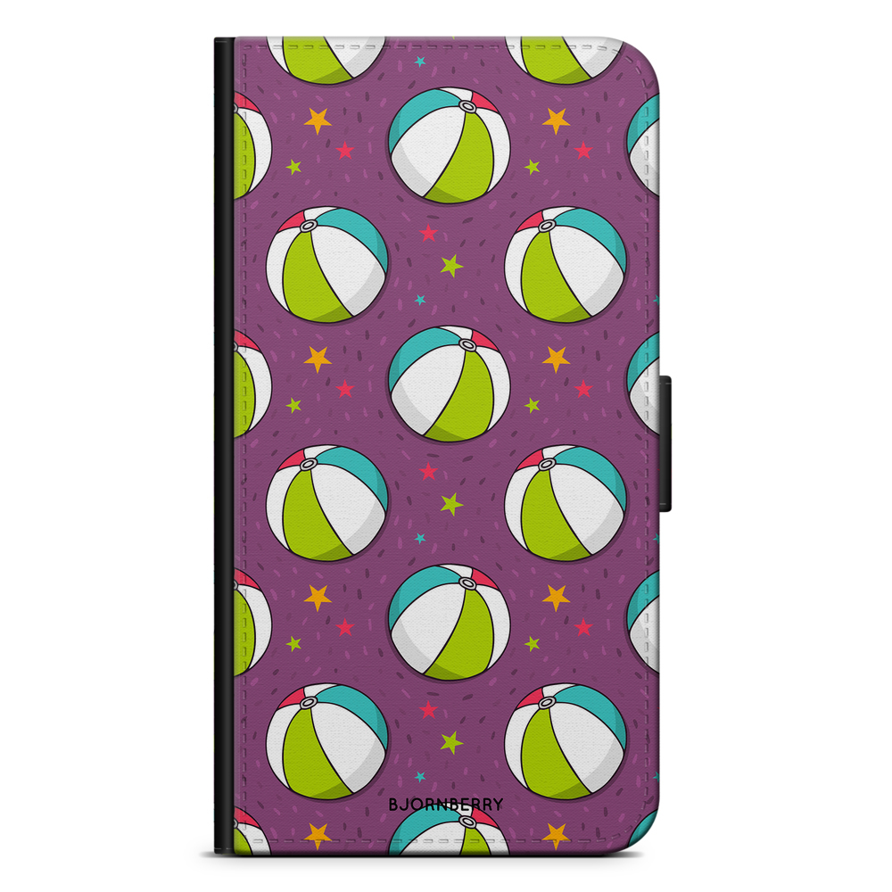 Samsung Galaxy S9 Wallet Case - Beach Ball Pattern