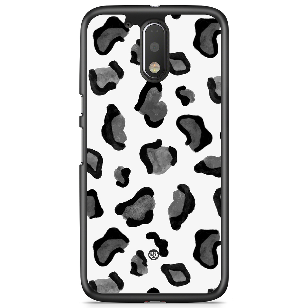 Moto G4/G4 Plus Case - Grey Leopard