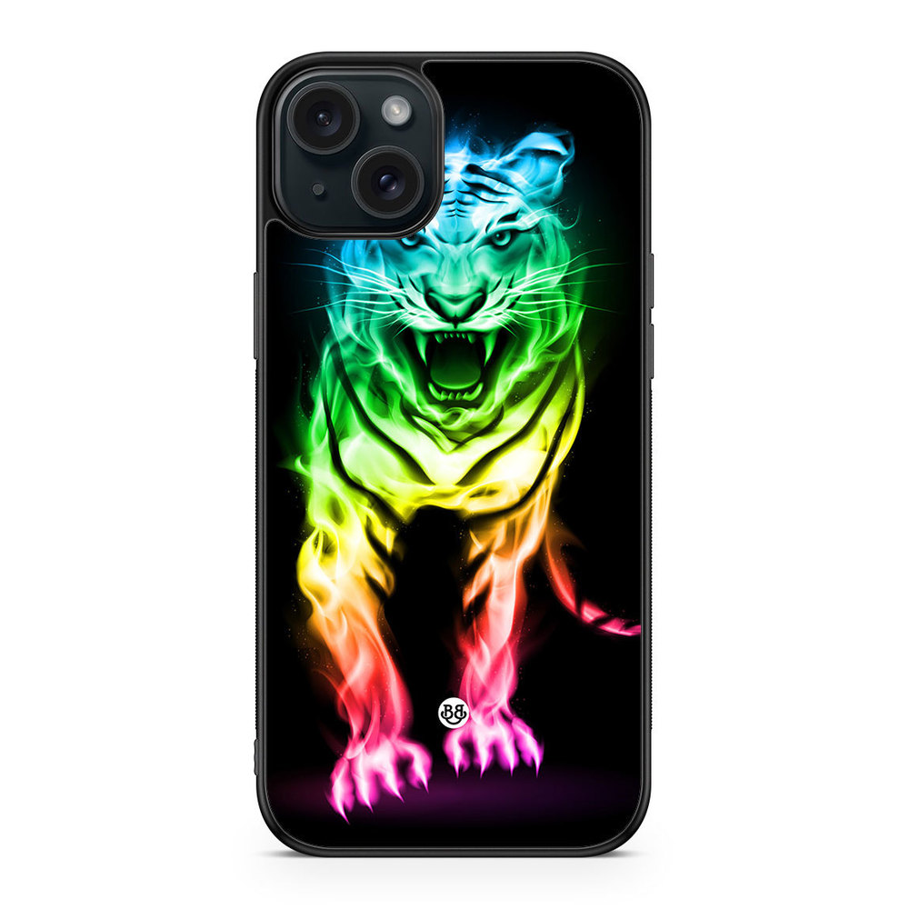 iPhone 15 Plus Case - Fire Tiger