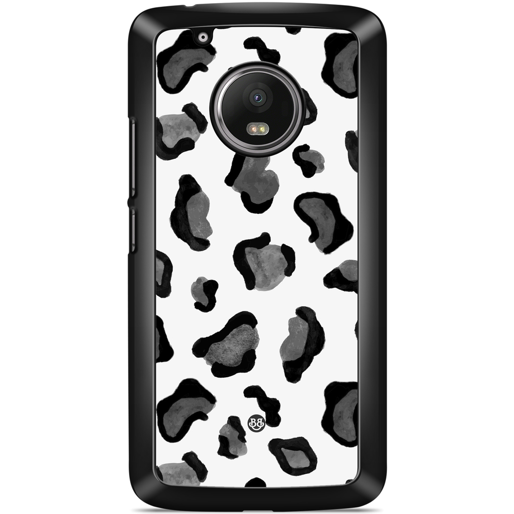 Moto G5 Plus Case - Grey Leopard