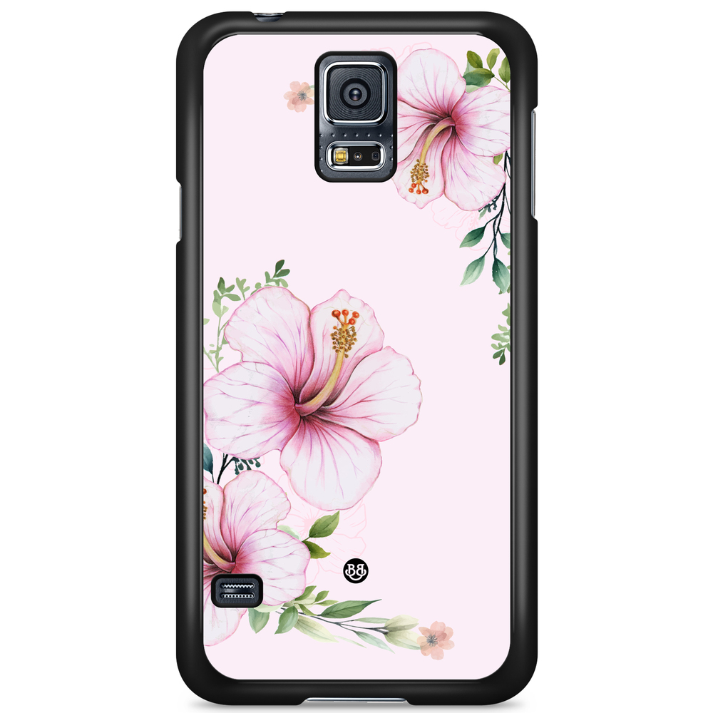 Samsung Galaxy S5/S5 NEO Case - WILD BLOOM - Soft Hibiscus