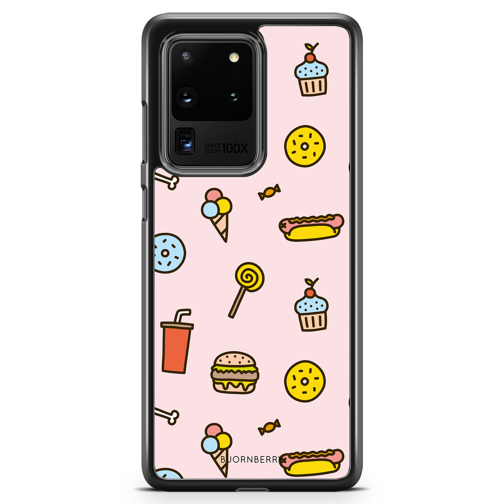 Samsung Galaxy S20 Ultra Case - Junk Food Pattern