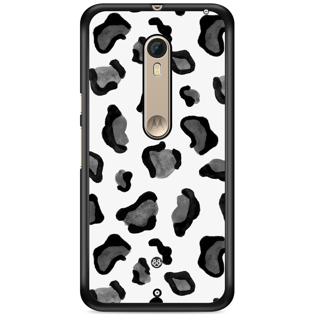 Moto X Style Case - Grey Leopard