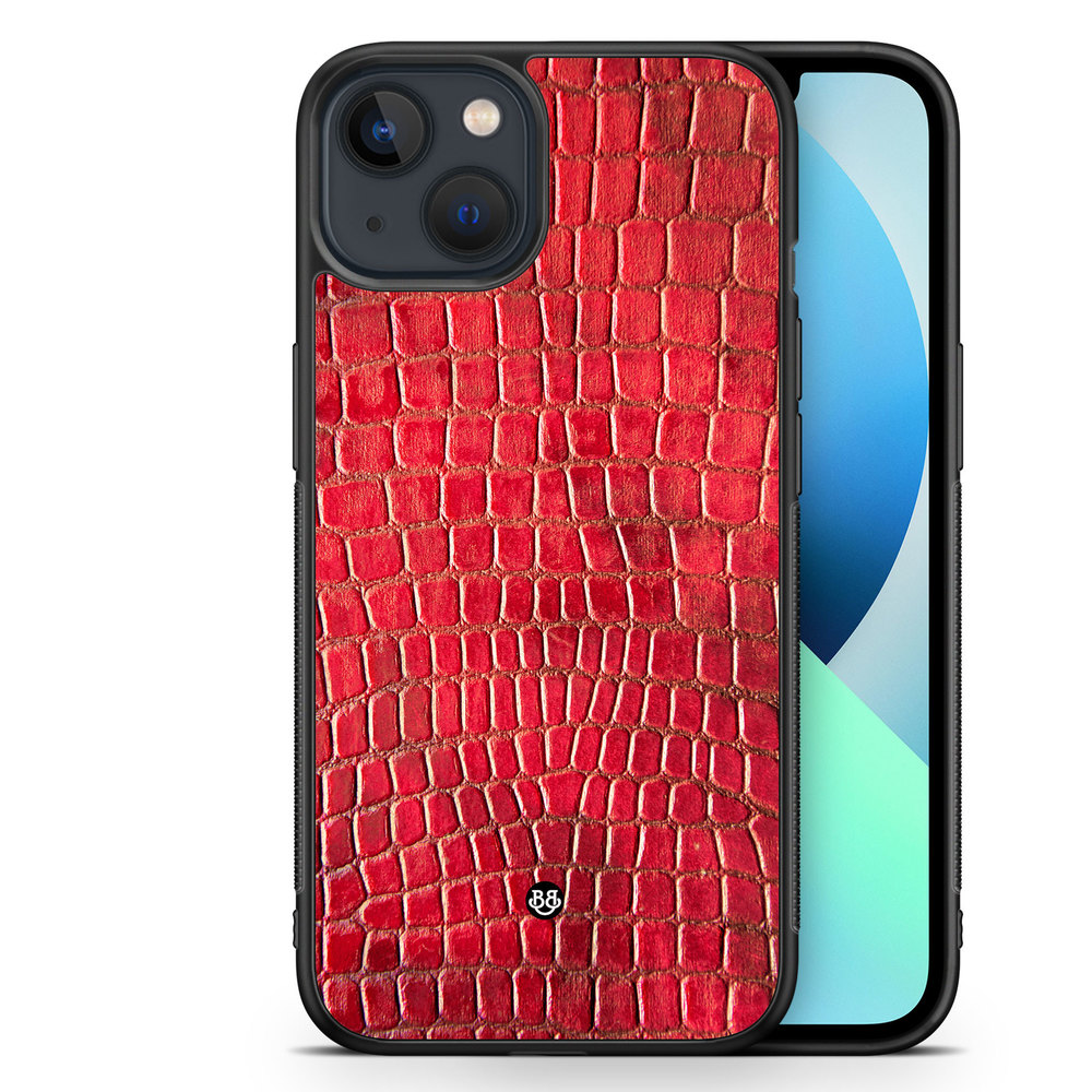 iPhone 13 Mini Case - Red Snake