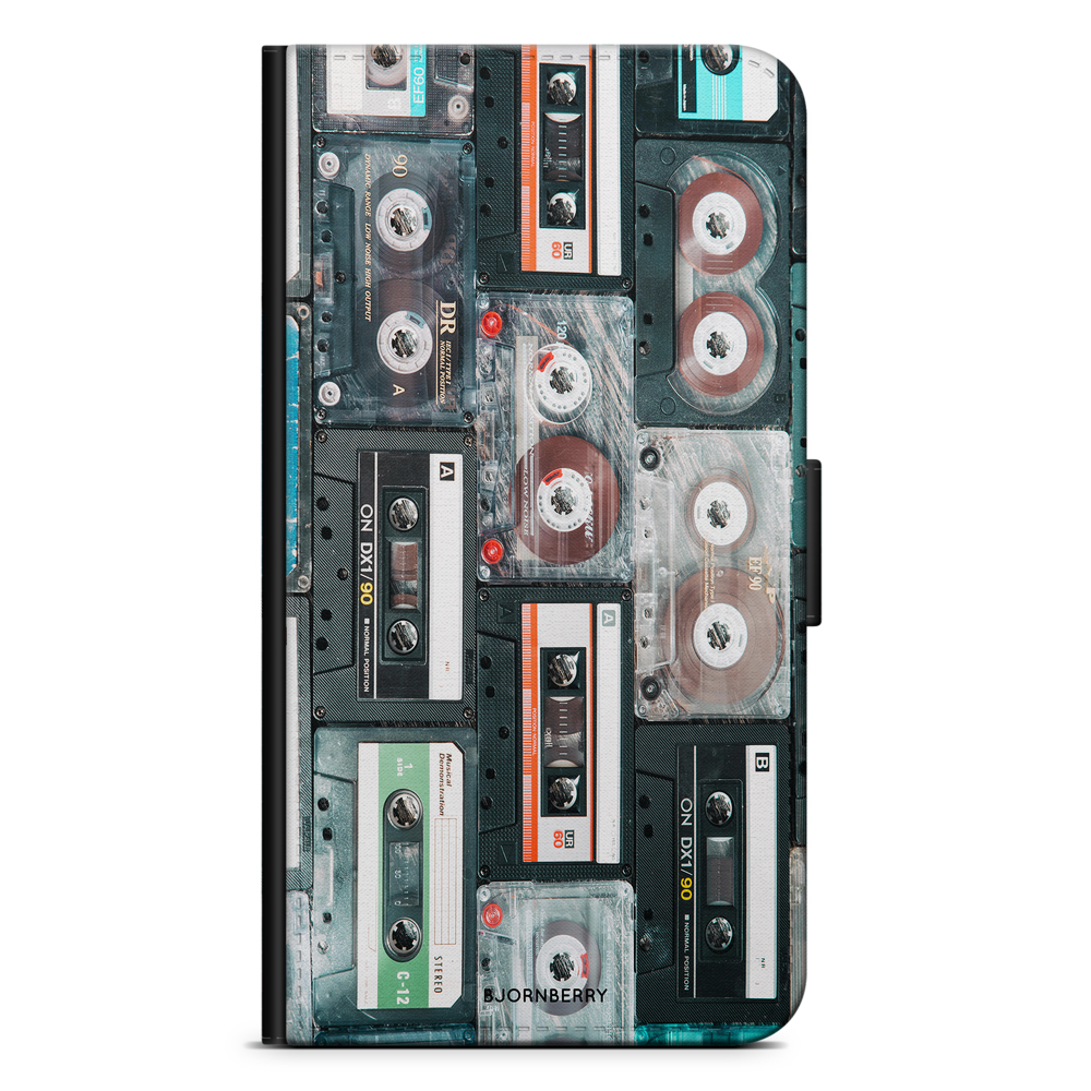 Huawei P9 Lite Wallet Case - Audio Cassette