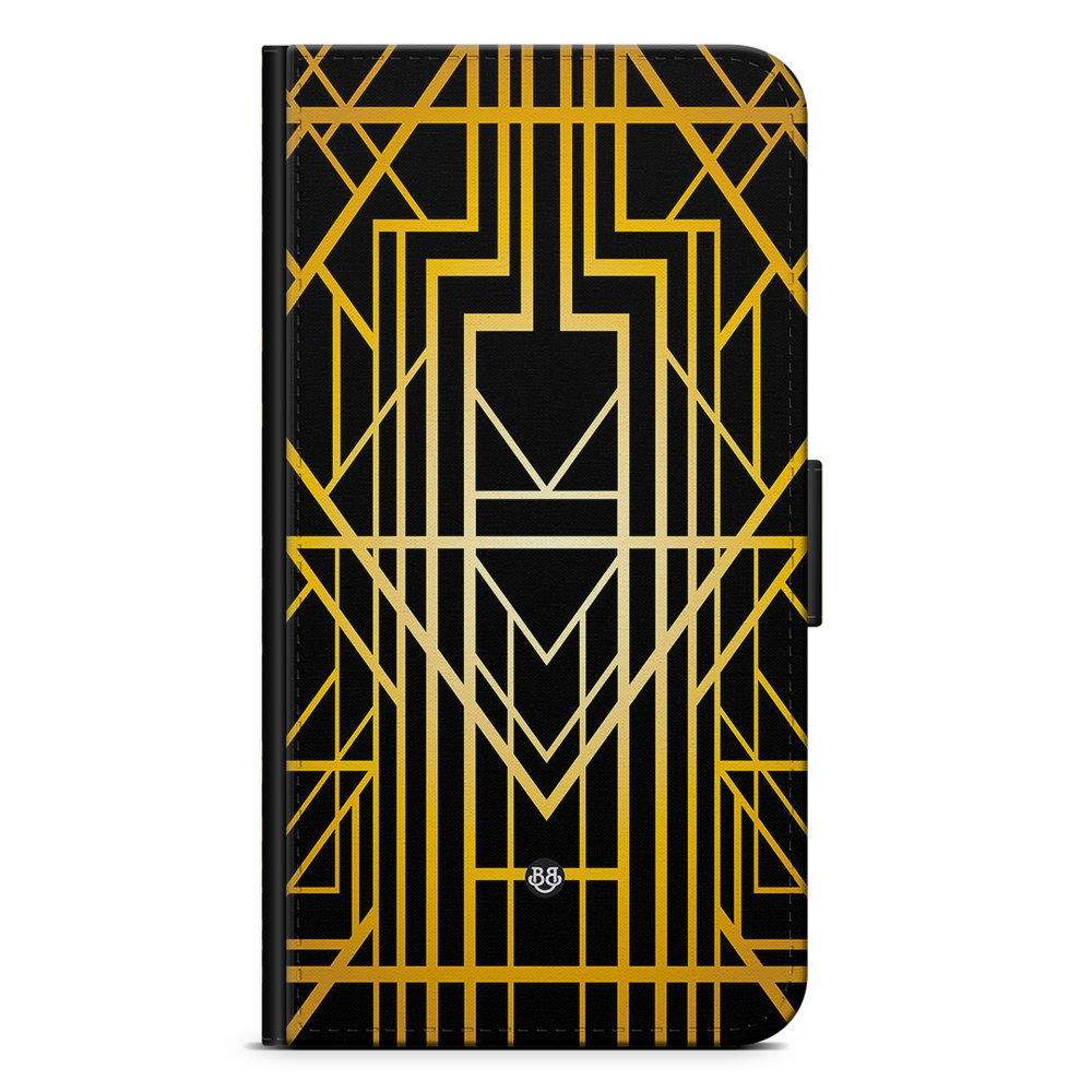 Motorola Moto E40 Wallet Case - Golden pattern