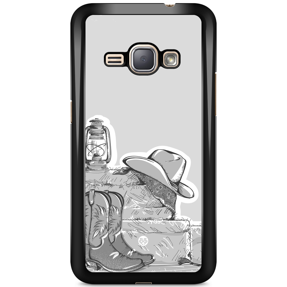Samsung Galaxy J1 (2016) Case - Western Black/White