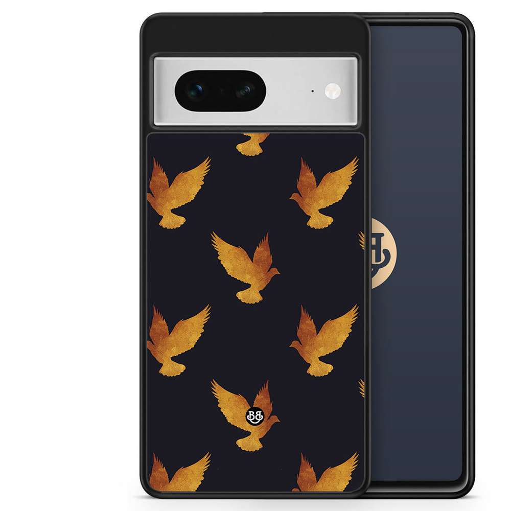 Google Pixel 7 Case - Golden Doves