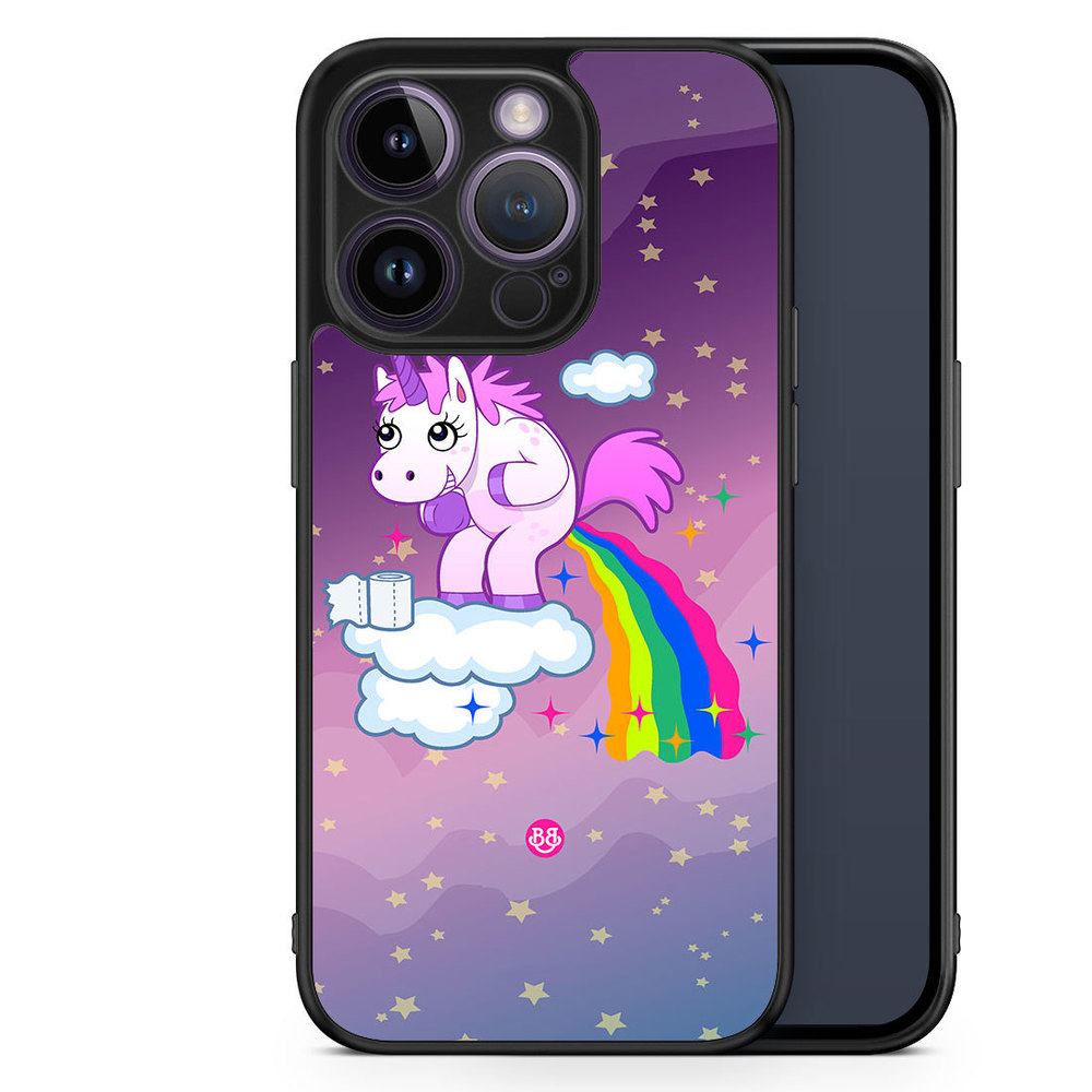 iPhone 14 Pro Case - Pooping Unicorn