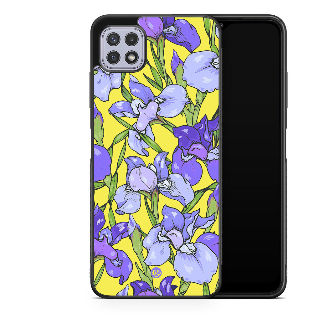 Samsung Galaxy A22 4G Case - Iris Flowers