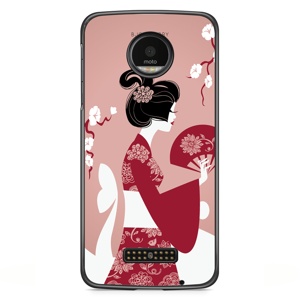 Moto Z2 Play Skal - Japansk Kvinna