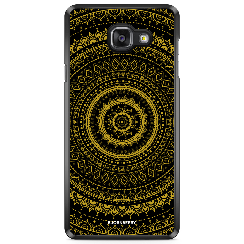 Samsung Galaxy A5 6 (2016) Case - Black Gold Mandala