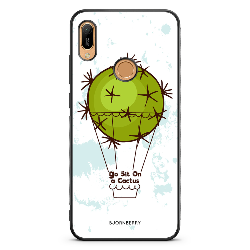 Huawei Y6 2019 Case - Go sit on a cactus