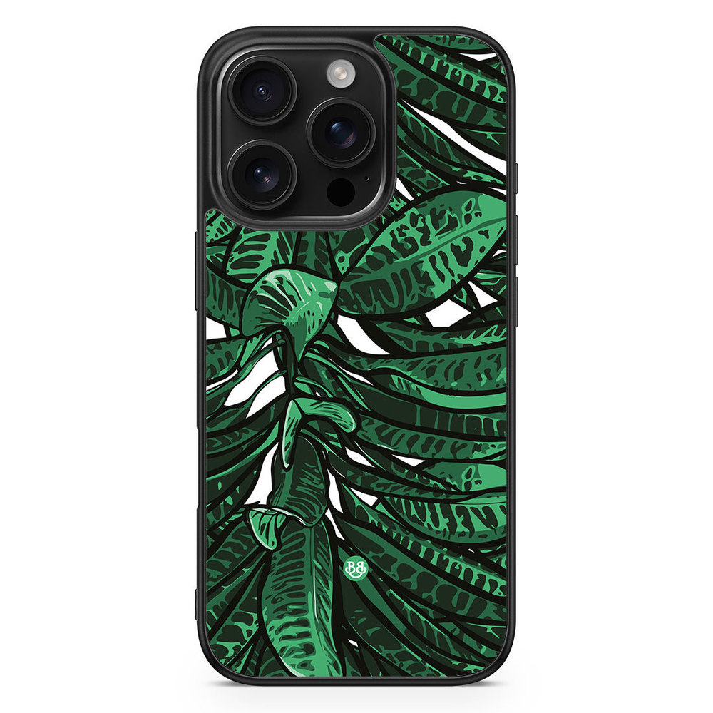 iPhone 16 Pro Case - Tropical leaves